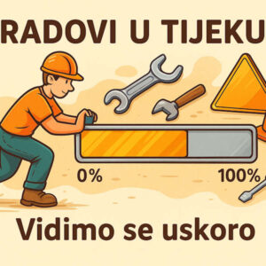 Uređenje dvorane u punom jeku!